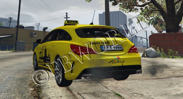 Mercedes CLA Touring - Antalya Taksi v1.1 [KAPLAMALAR]